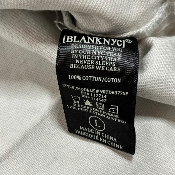 BLANKNYC Women's Jacket Size‎ L Patchwork Paisley Print Denim - Picture 8 of 8